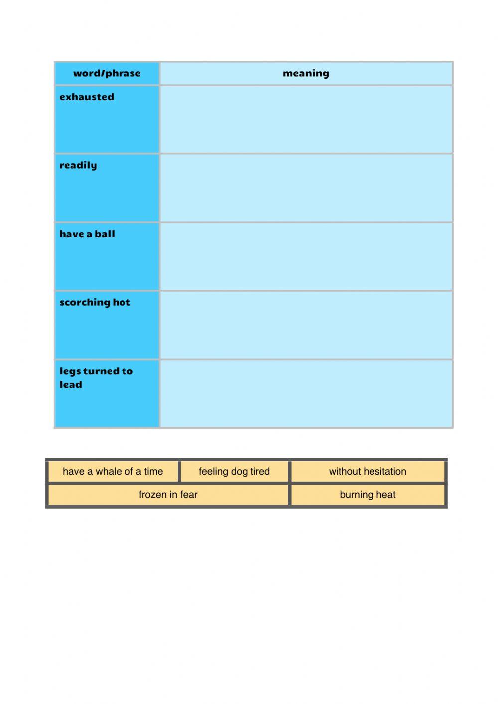 Vocabulary workbook p1 Part K