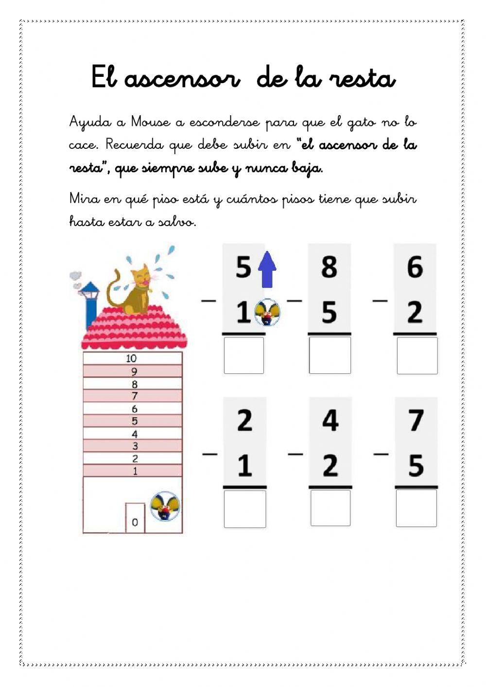 El ascensor de la resta