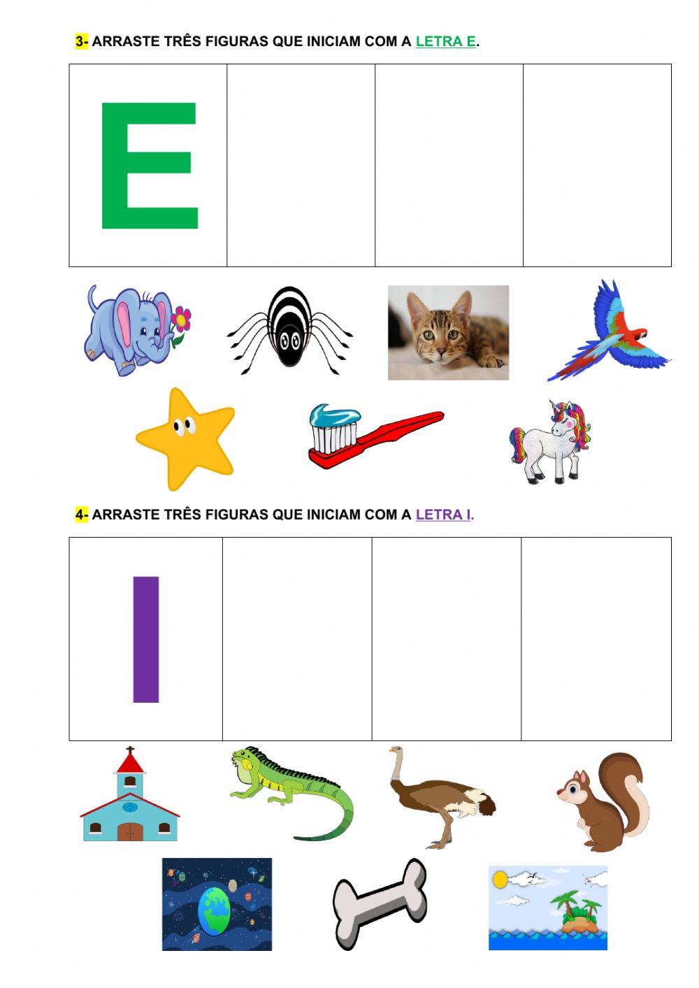 Atividade desafio das vogais