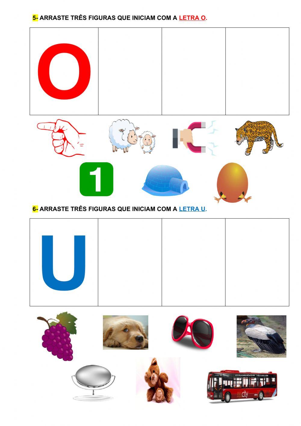 Atividade desafio das vogais