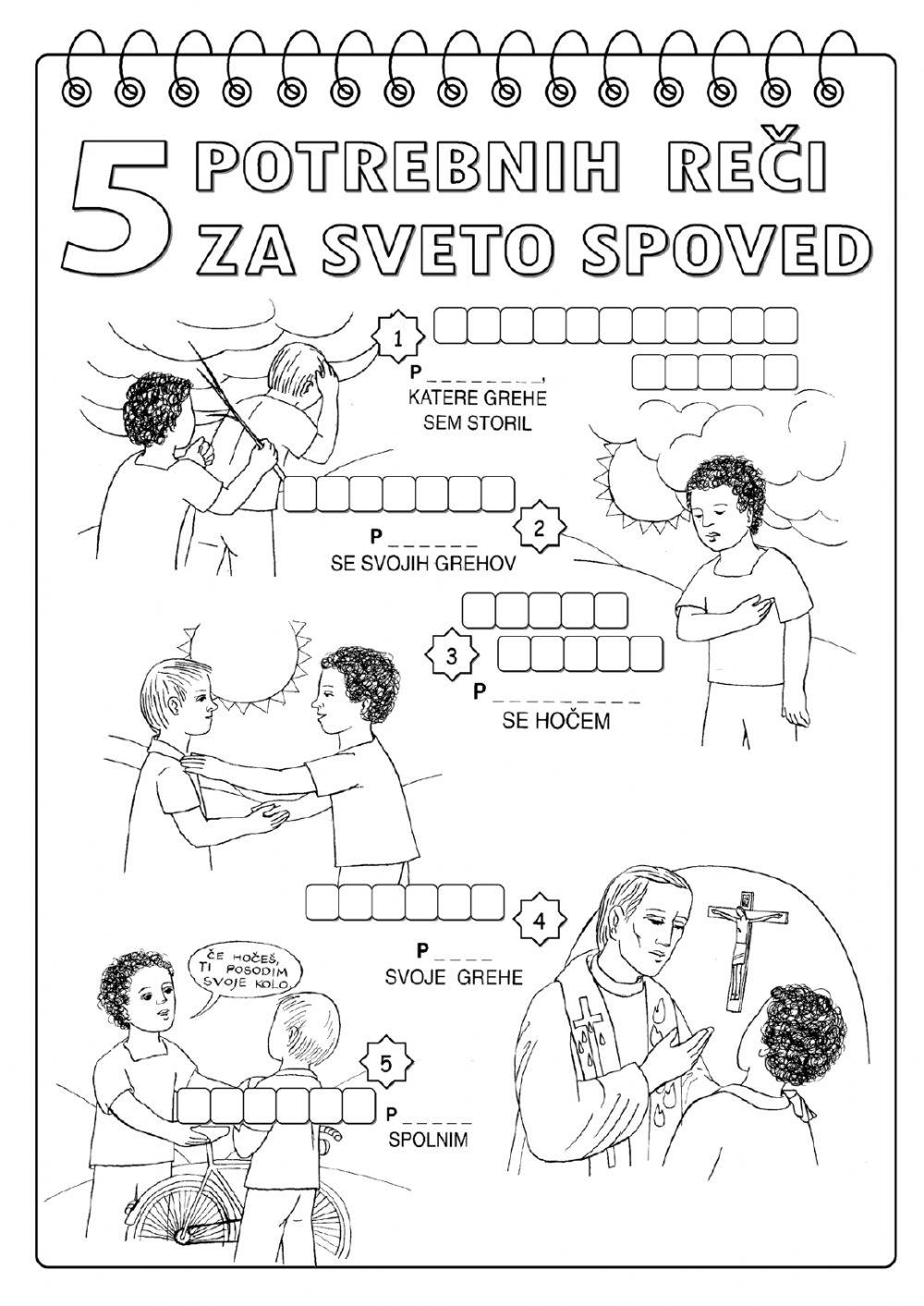 5 potrebnih reči za sveto spoved