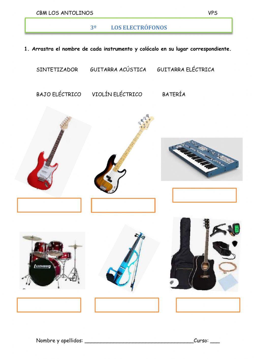 Instrumentos electrófonos