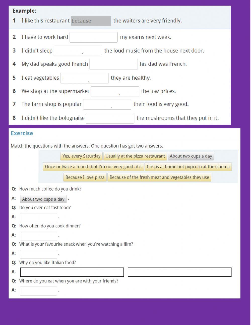 Elementary - Unit 8 (Reading)