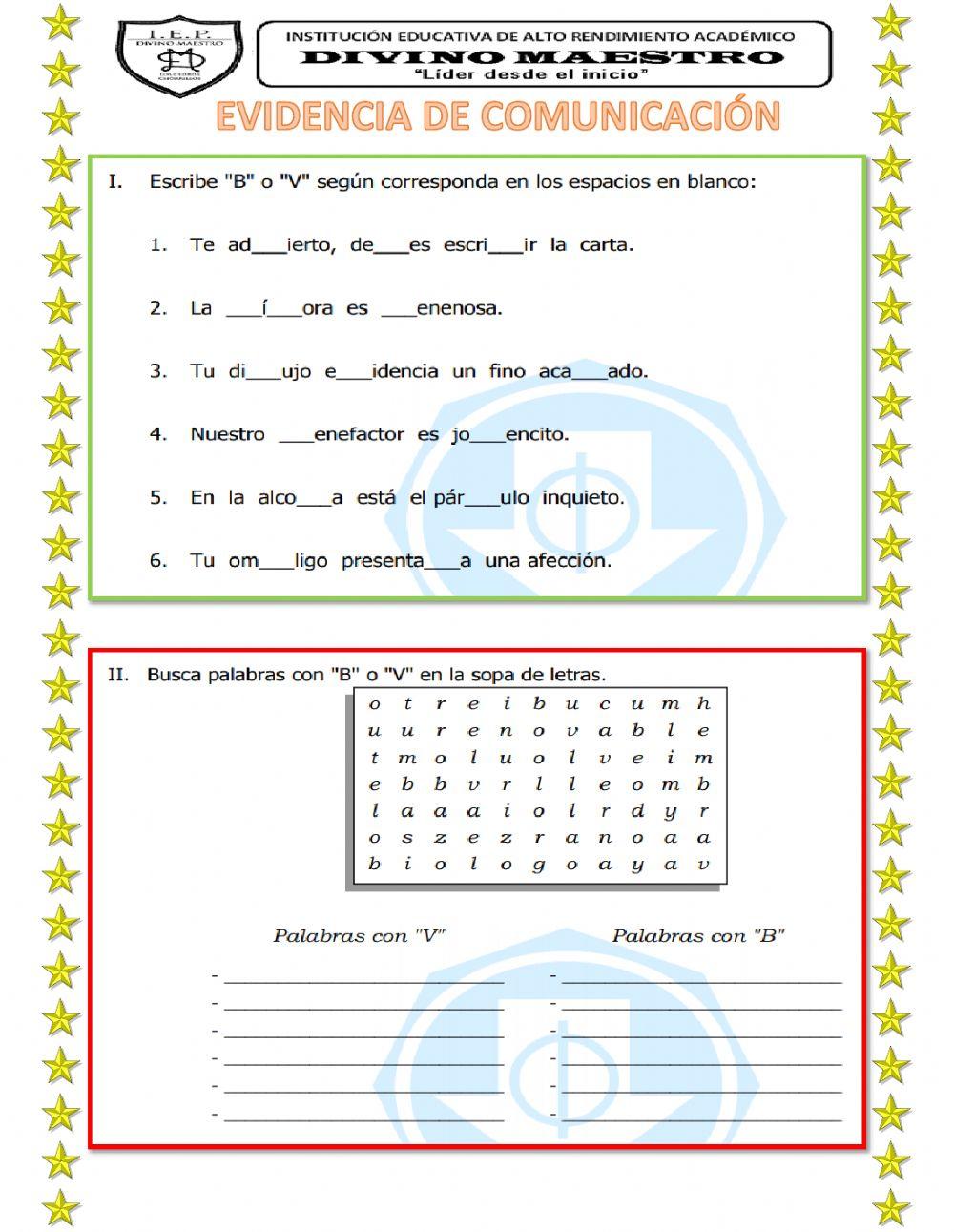 Evidencia de comunicación