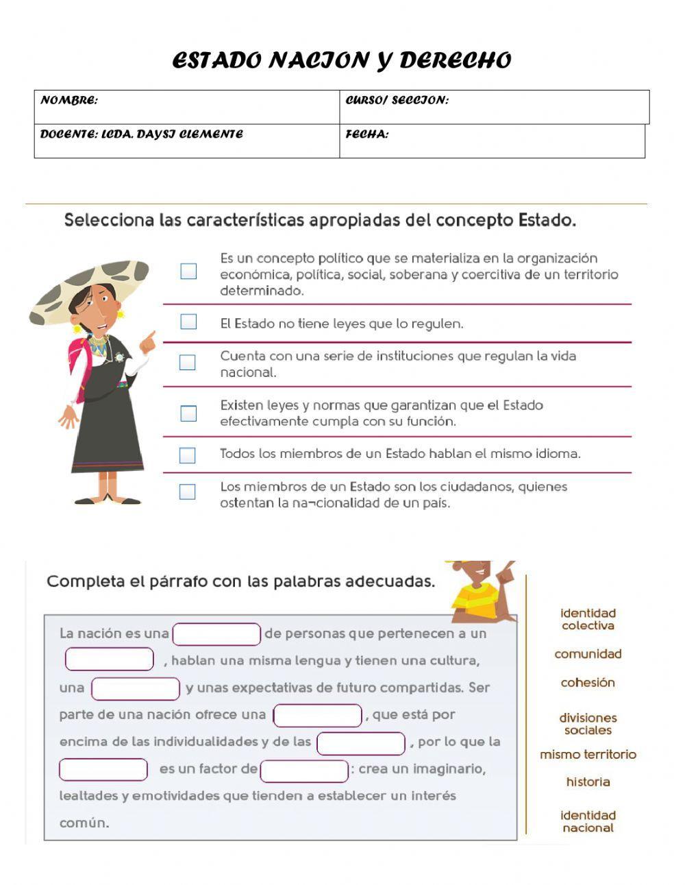 NACION ESTADO GOBIERNO 