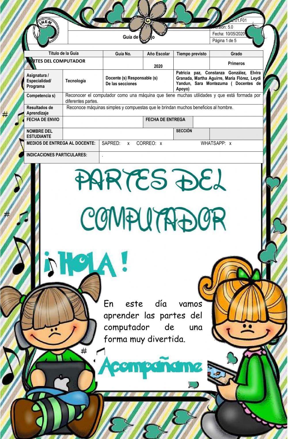 Partes del computador pdf
