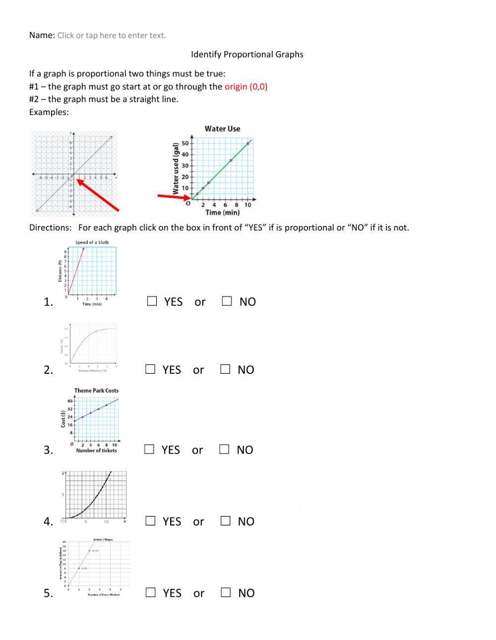 429689 Proportional Graphs rekortc LiveWorksheets