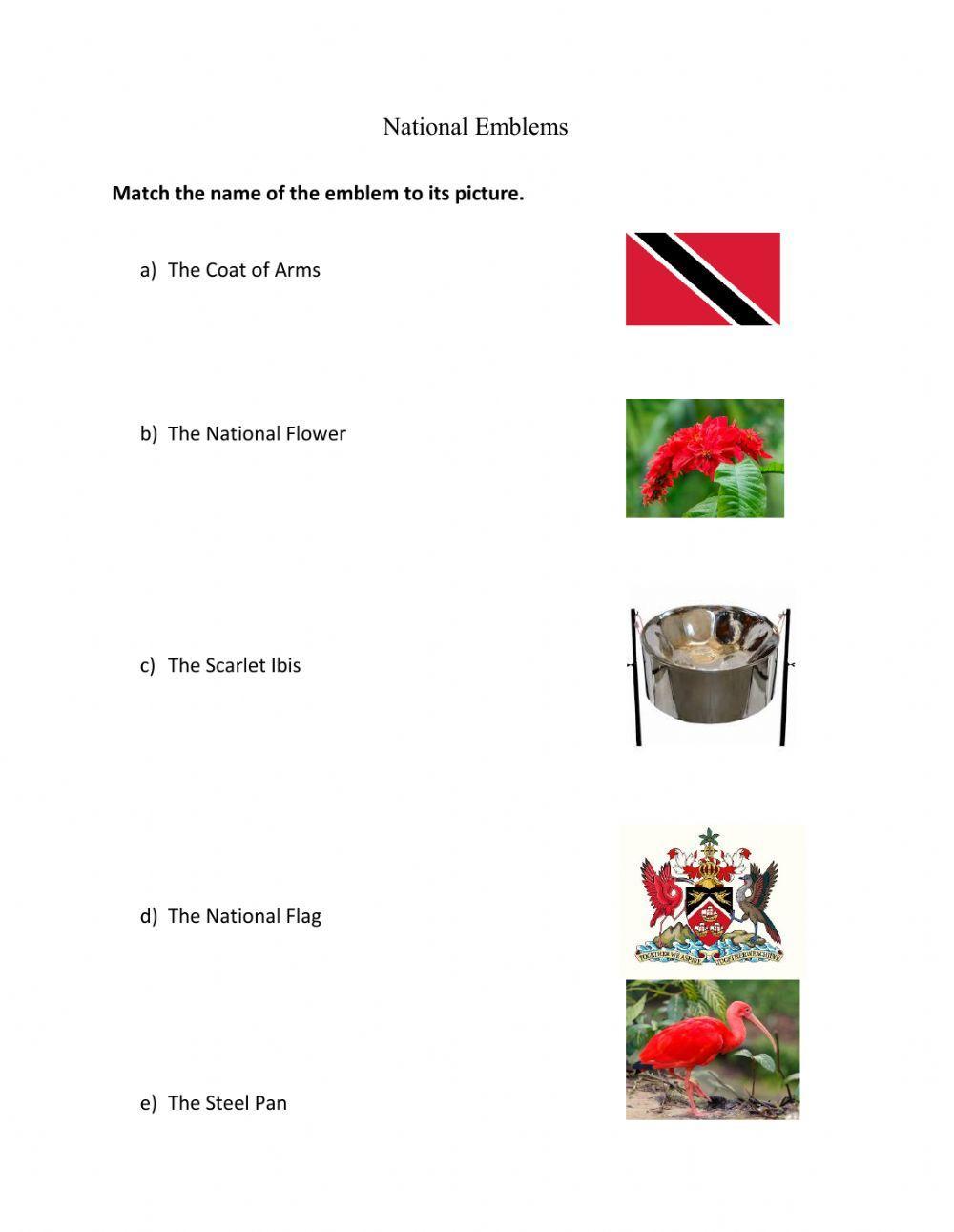 National Emblems Of Trinidad And Tobago