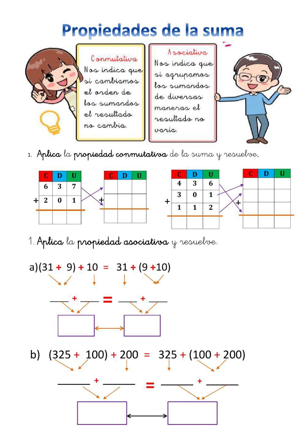 Propiedades de la Suma