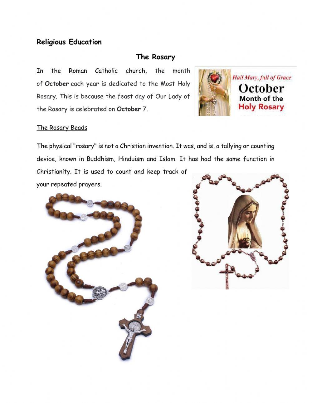 Month of the rosary