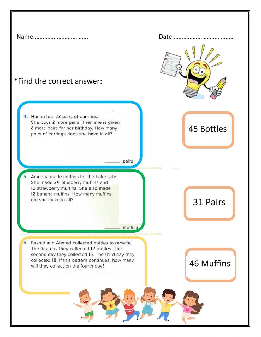 Make a Model - Problem Solving