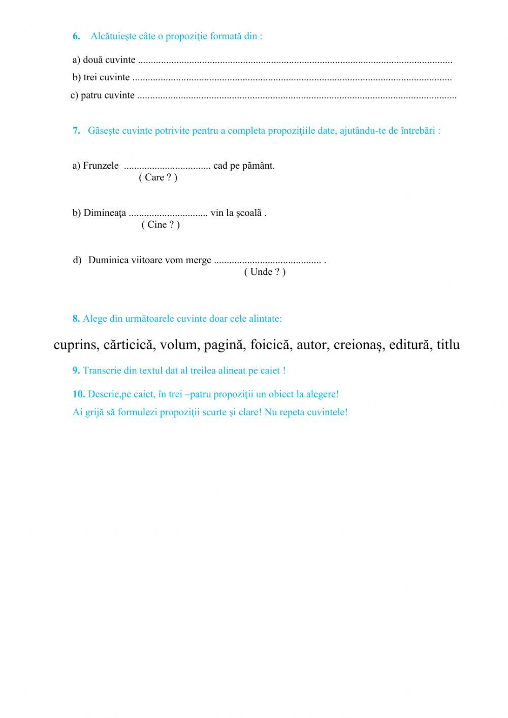 Fisa consolidare cartea