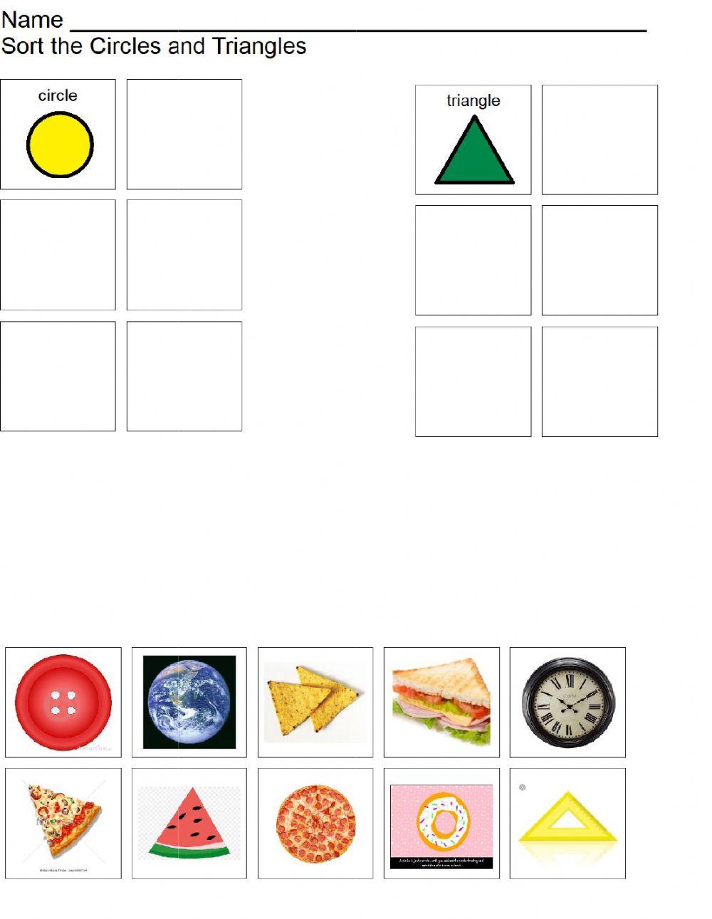 Circle and Triangle Sort