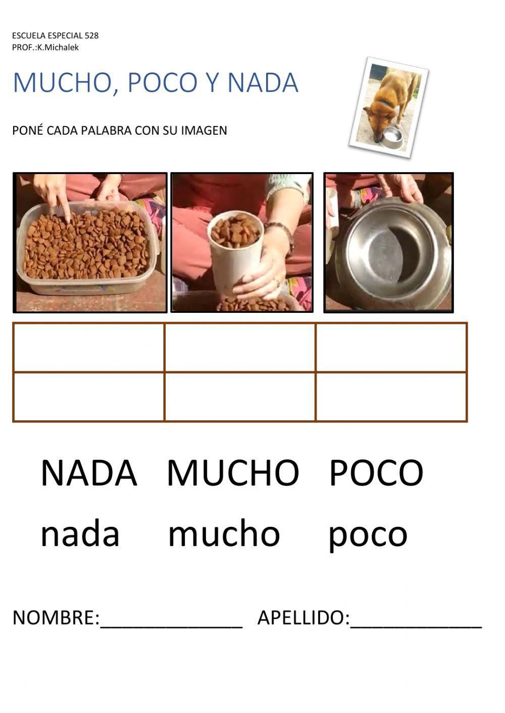 Mucho poco y nada