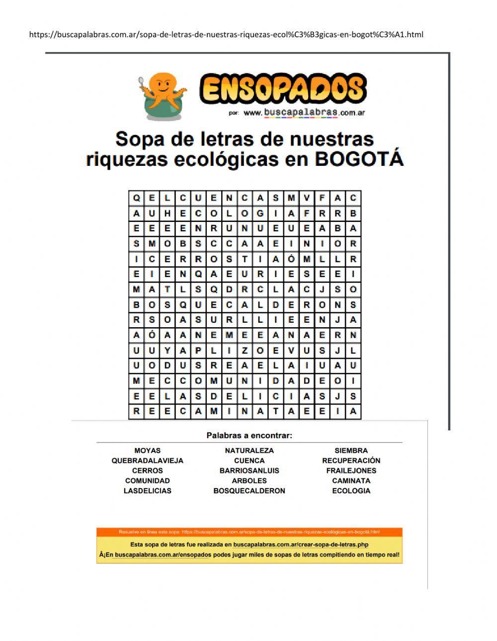 Conociendo las riquezas naturales
