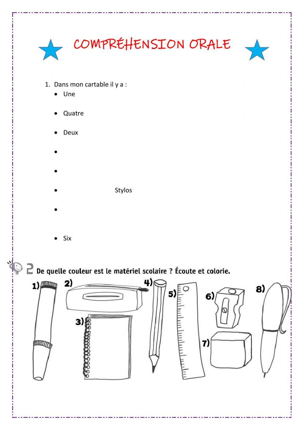 Compréhension orale