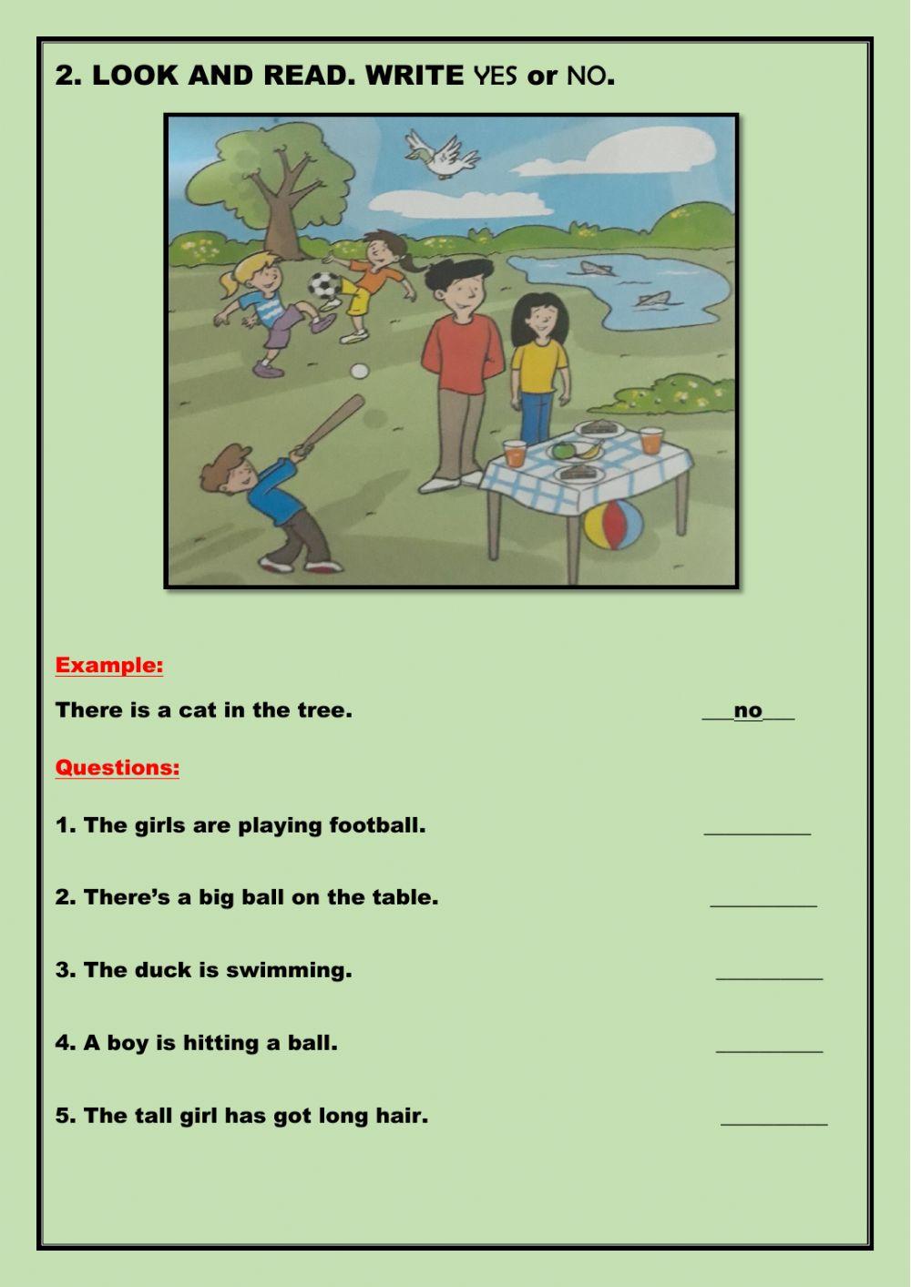 Starters Reading and Writing Activities
