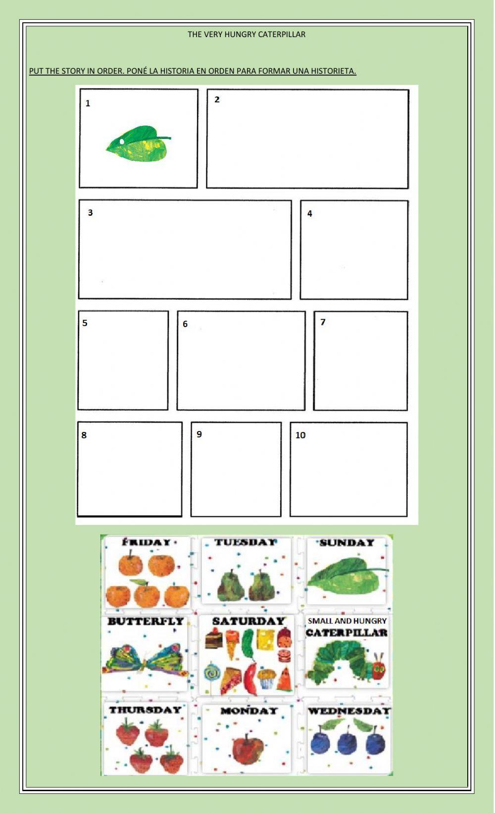 The hungry caterpillar