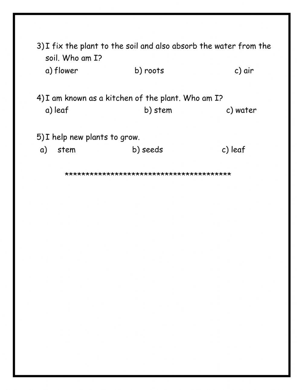 the-functions-of-different-parts-of-the-plant-worksheet-live-worksheets