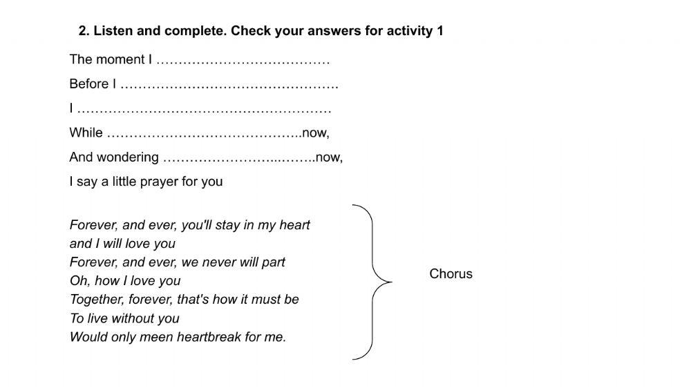 Say a Little Prayer Song