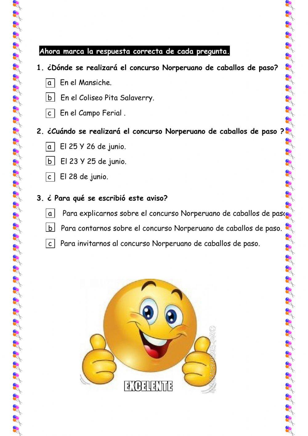 Comprensión de afiches