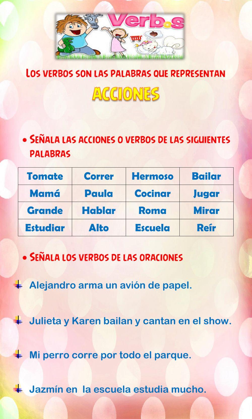 Verbos - 20 de octubre