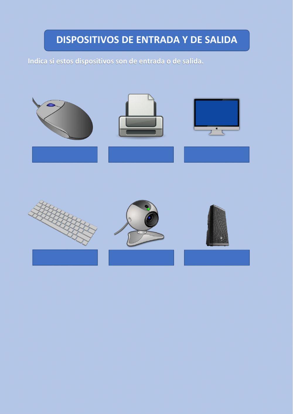 Dispositivos de entrada y salida