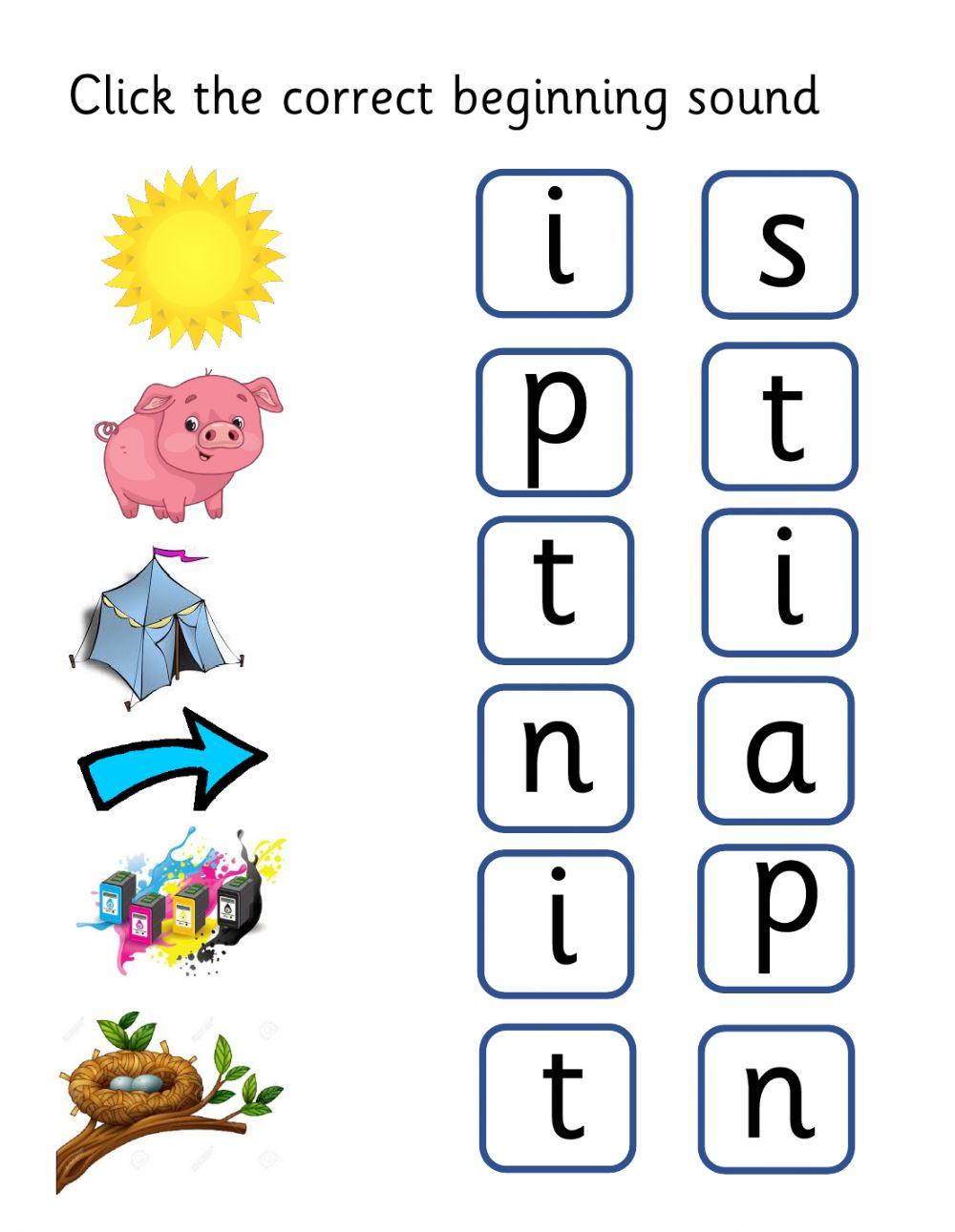 Infant year one weekly review worksheet Live Worksheets