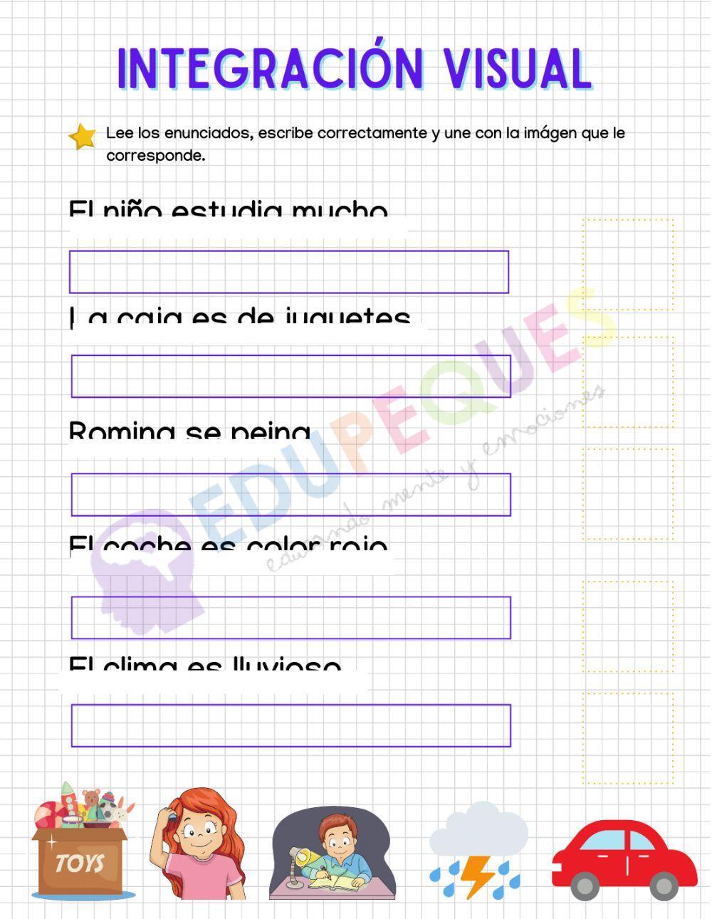 Ejercicios de Integración Visual