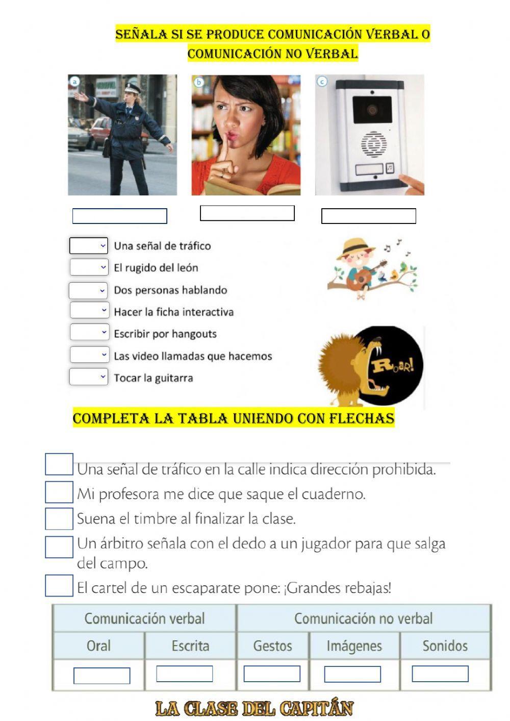 Comunicación verbal-no verbal