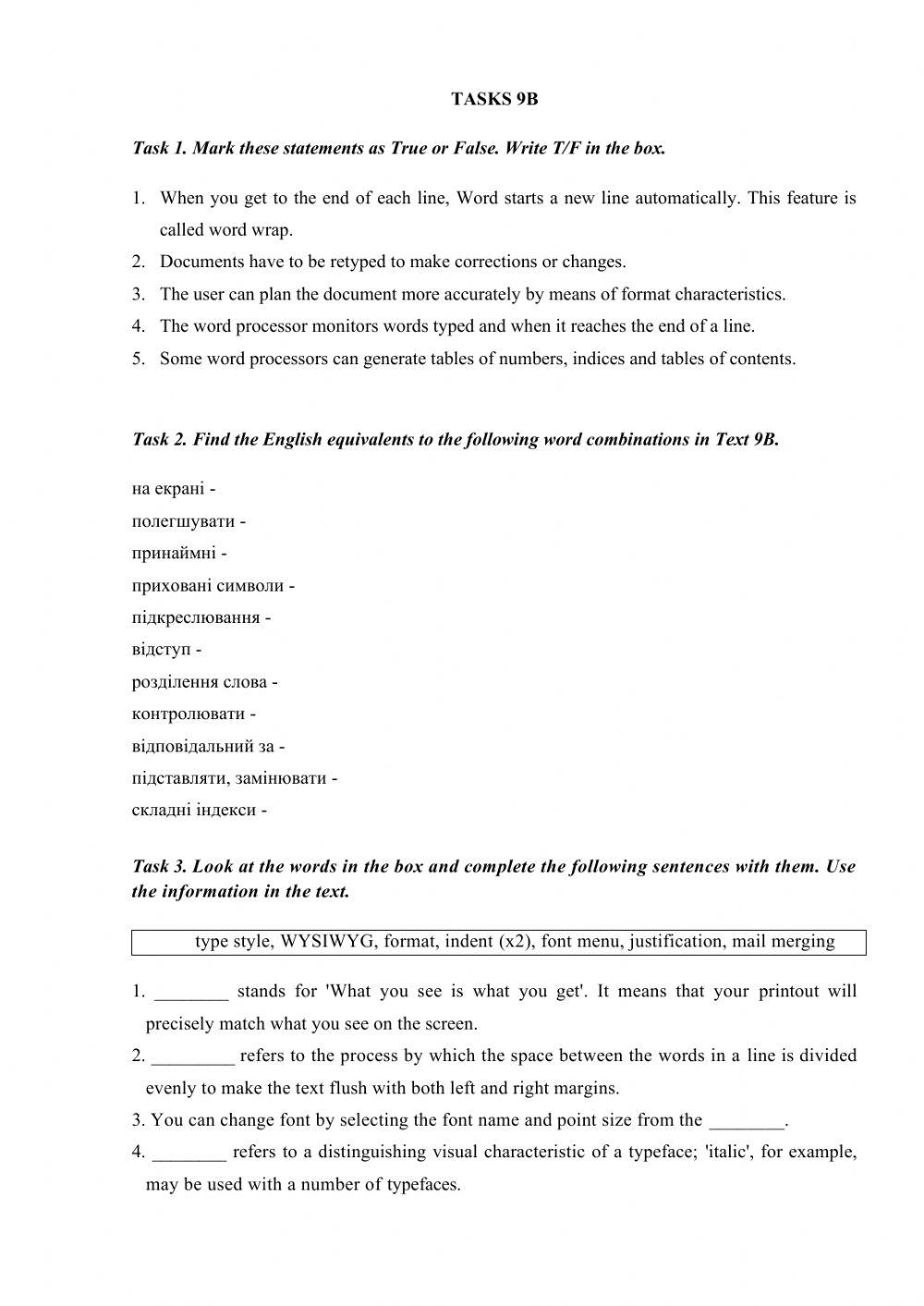 Unit 9. Data Processing