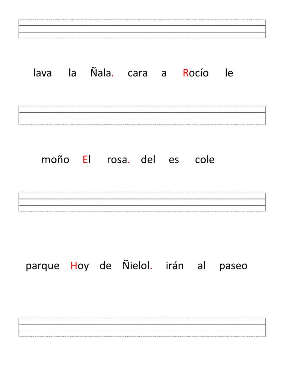 Comprensión  de lectura