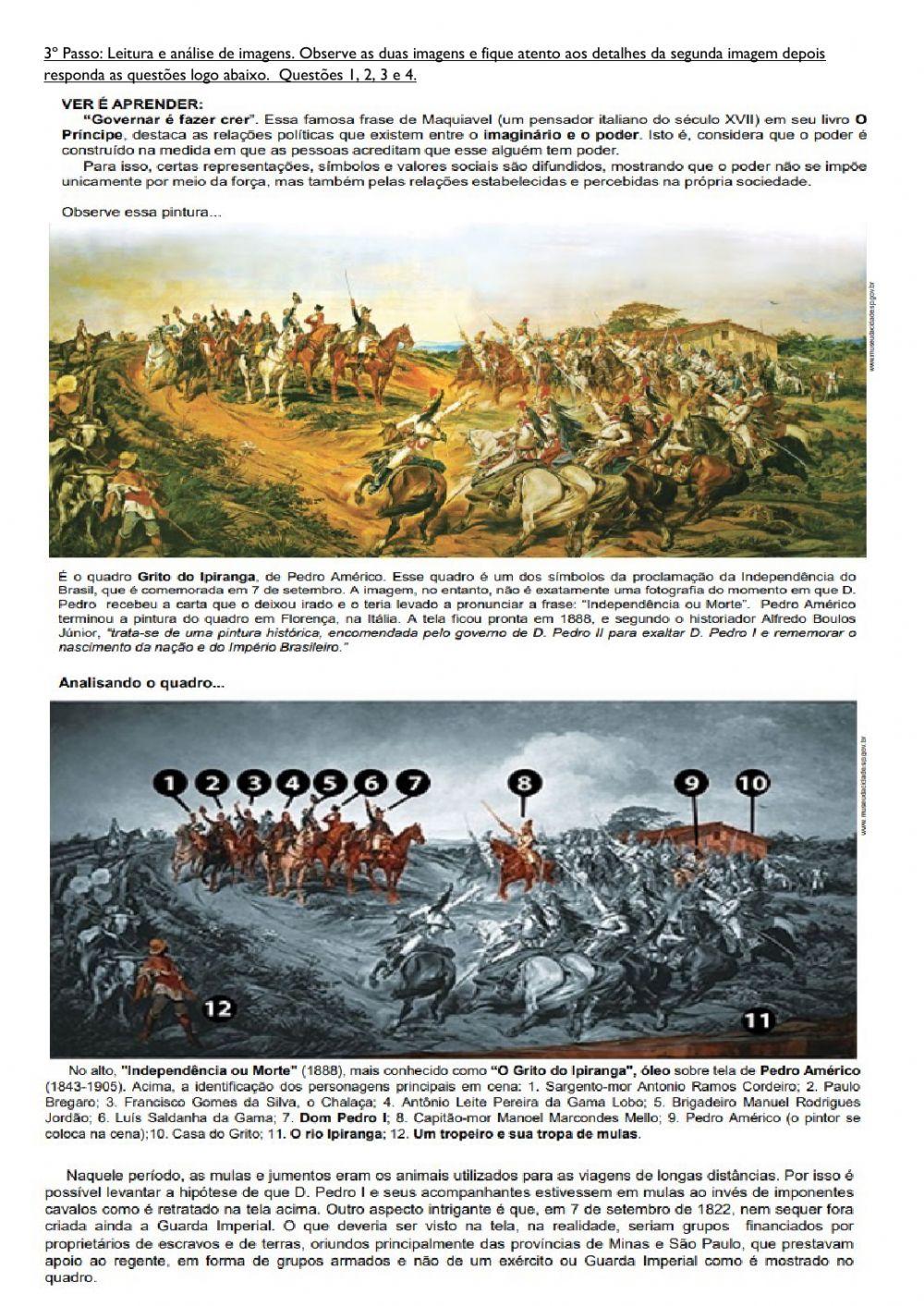 Recuperação História 8 ano