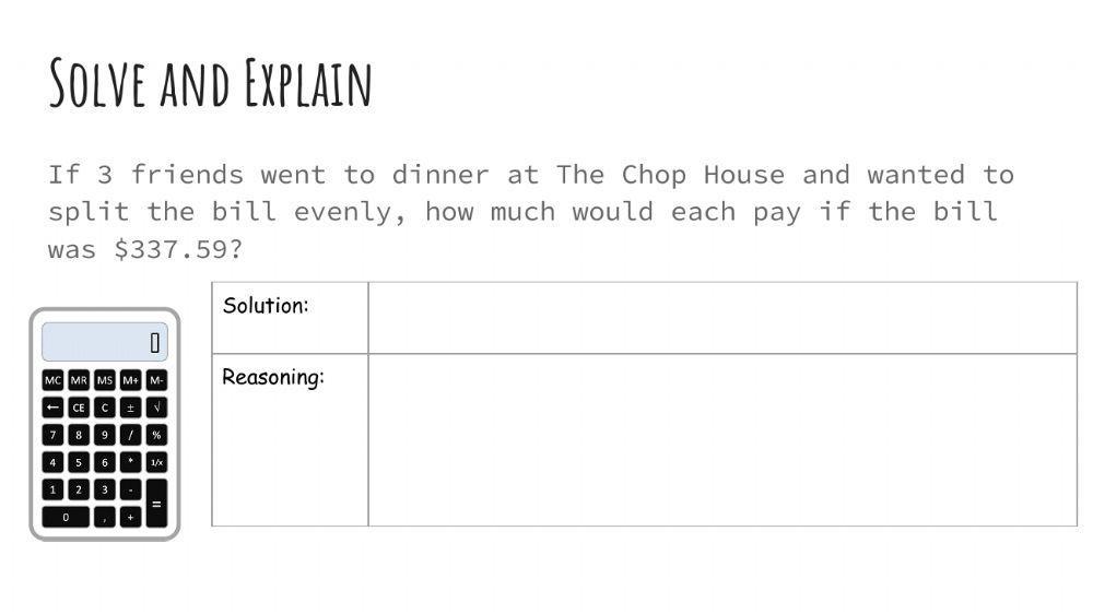 Decimal Word Problem Practice