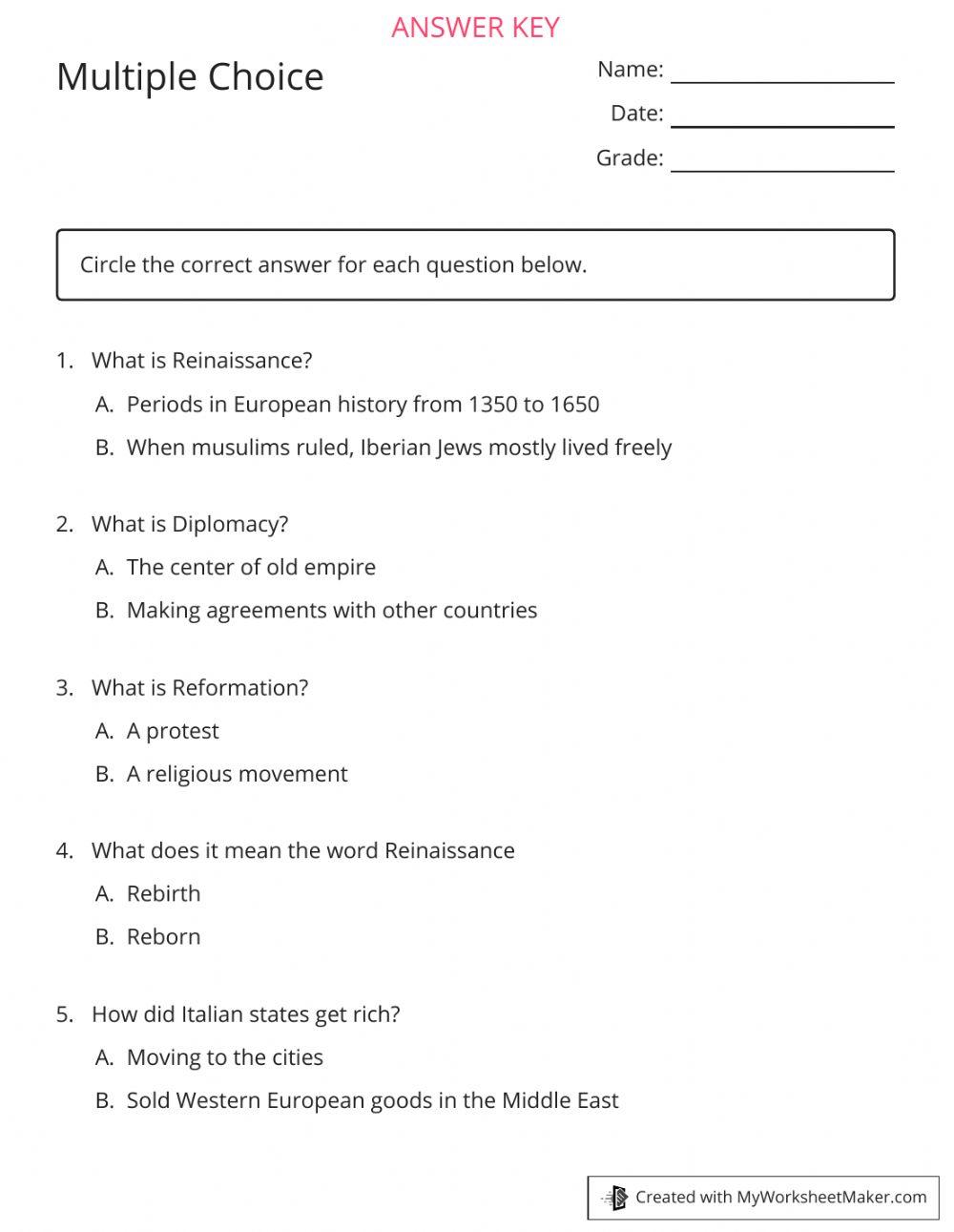 Social studies interactive exercise | Live Worksheets