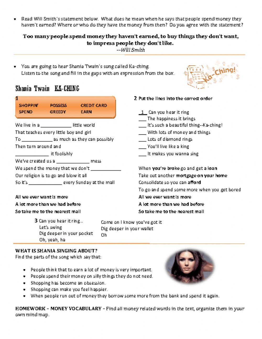 Ka Ching- Shania Twain