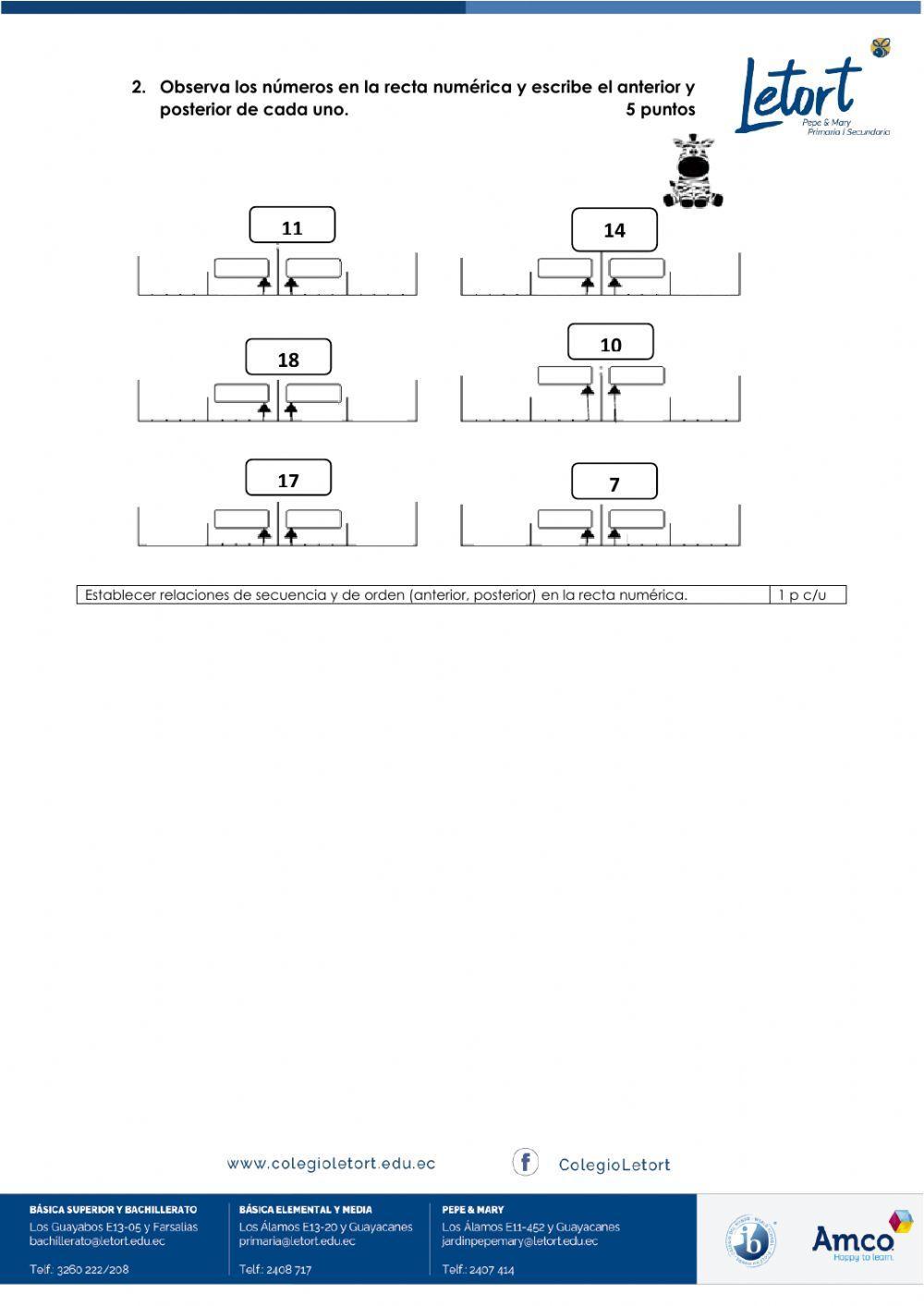 Anterior y posterior