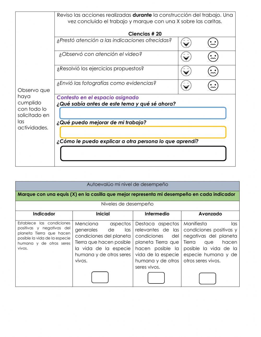 Condiciones positivas y negativas que hacen posible la vida en el planeta