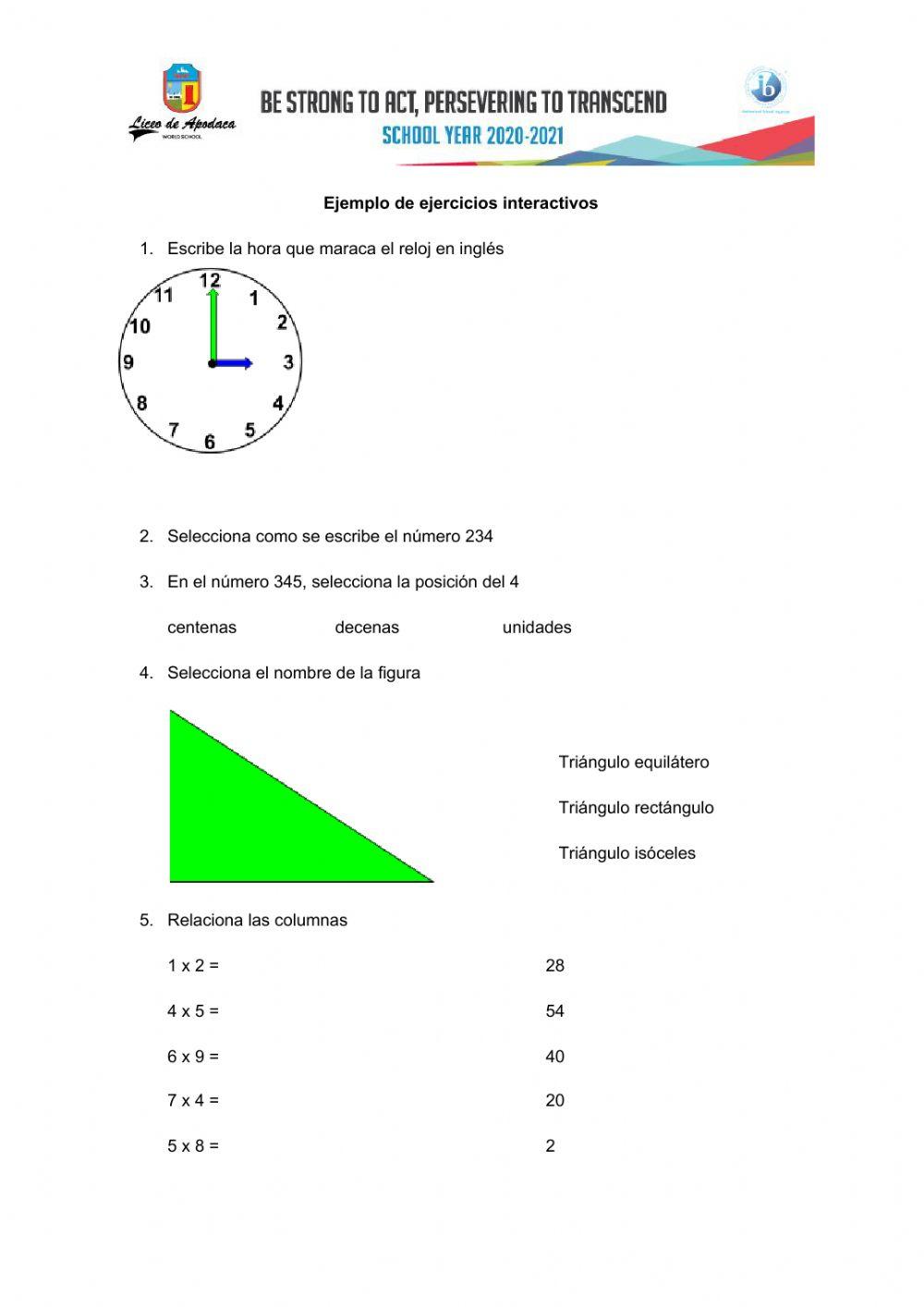 Ejemplo de worksheet 2