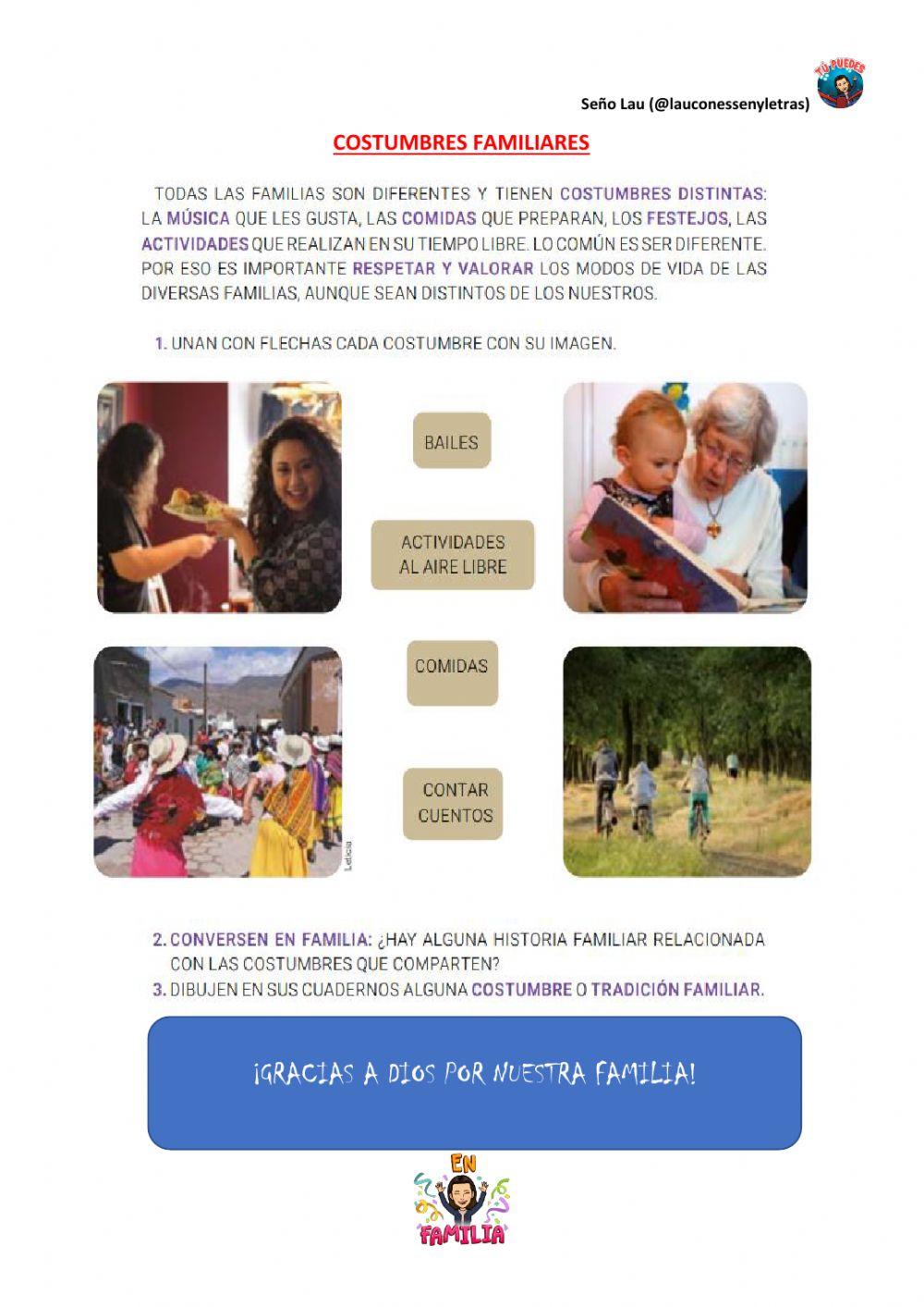 Costumbres familiares