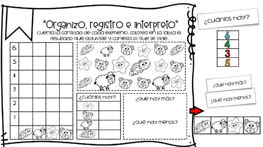 “Cuento, organizo e interpreto”