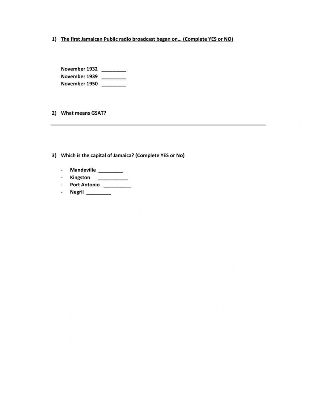 Jamaica 432621 JacquiLeiva Live Worksheets