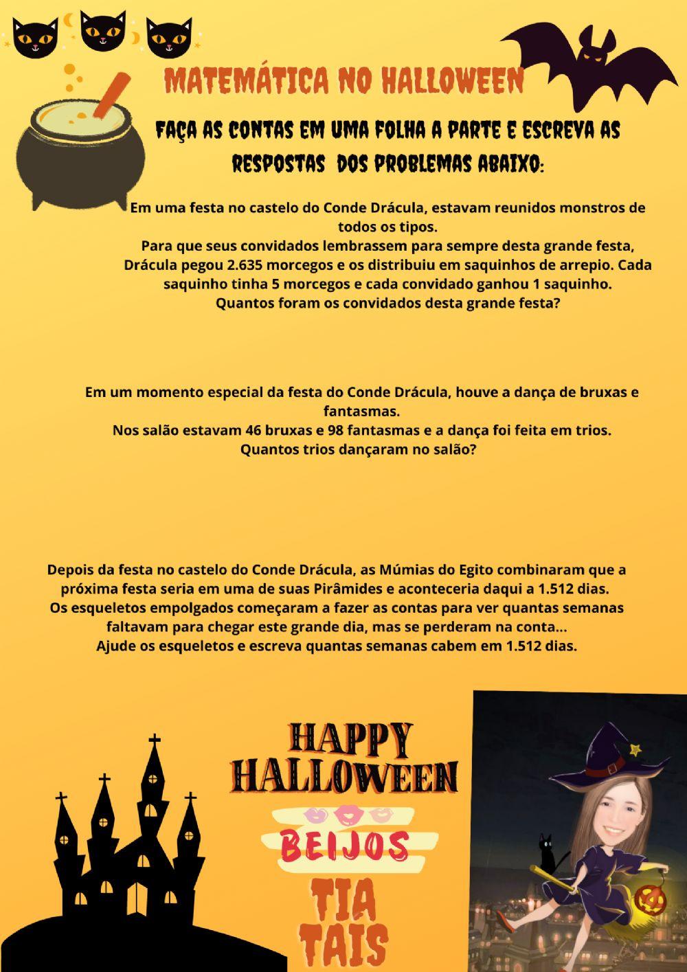 Problema de divisão - Halloween