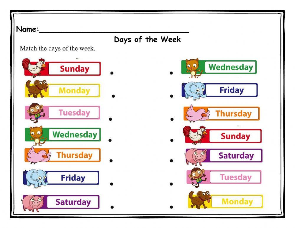 Days of the Week Days of the Week