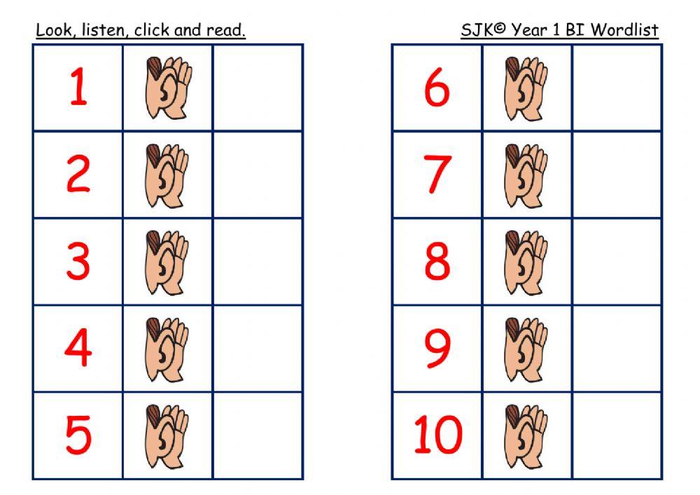 Speaking S1 Unit 0 001-010