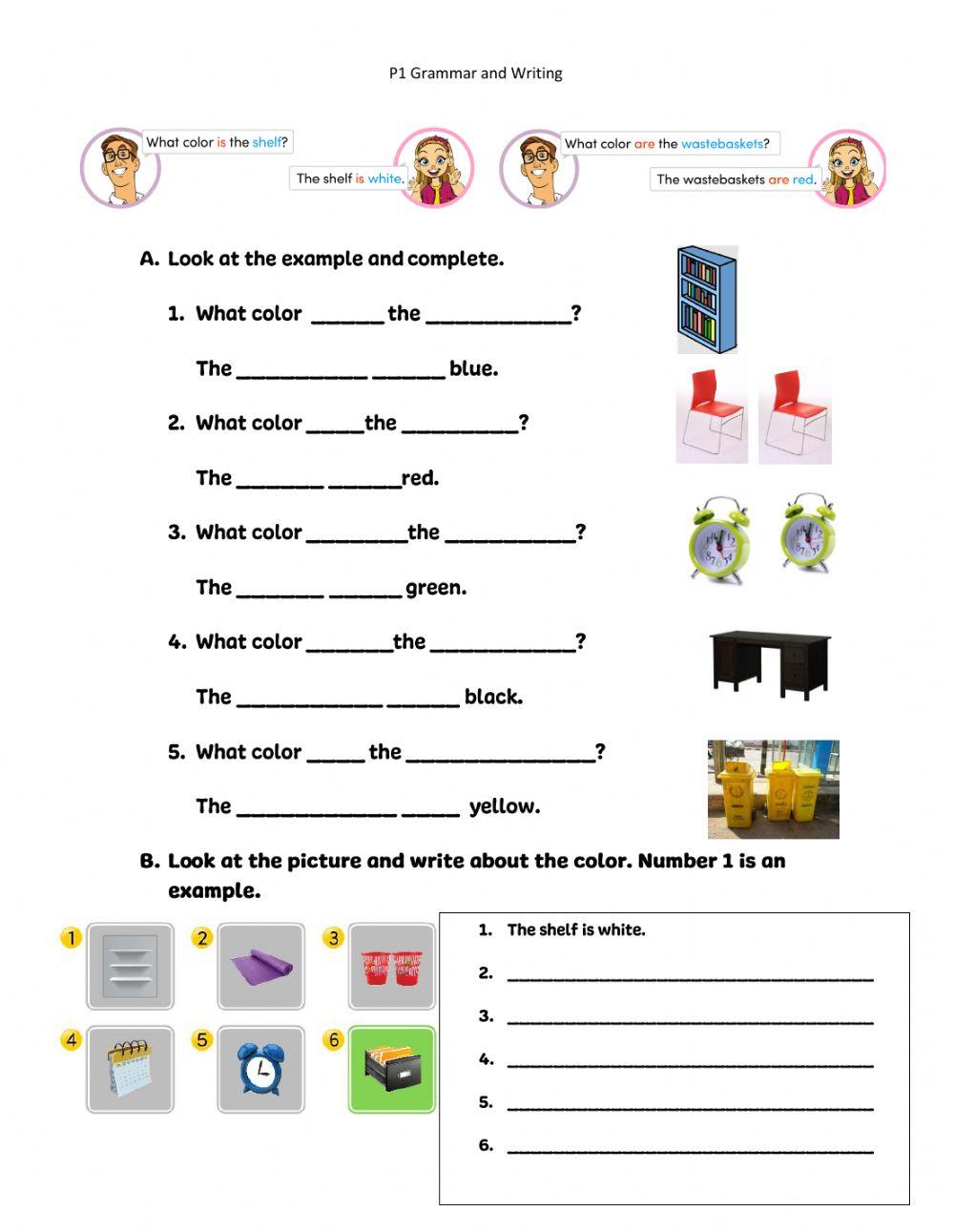 P1 grammar and writing  unit 3c