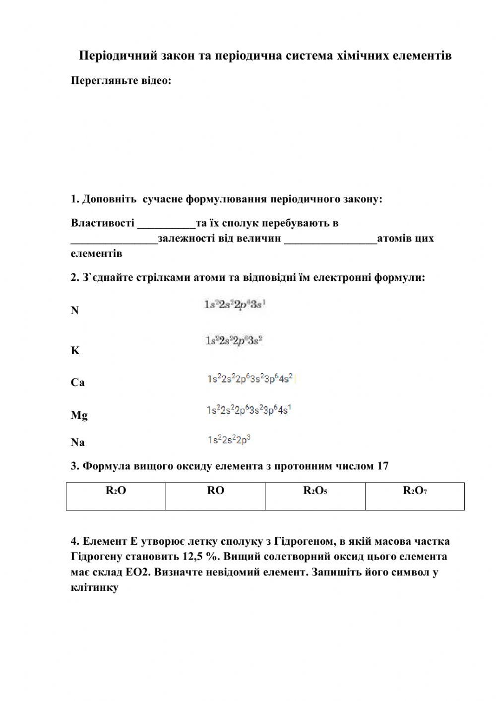 Періодична система хімічних елементів