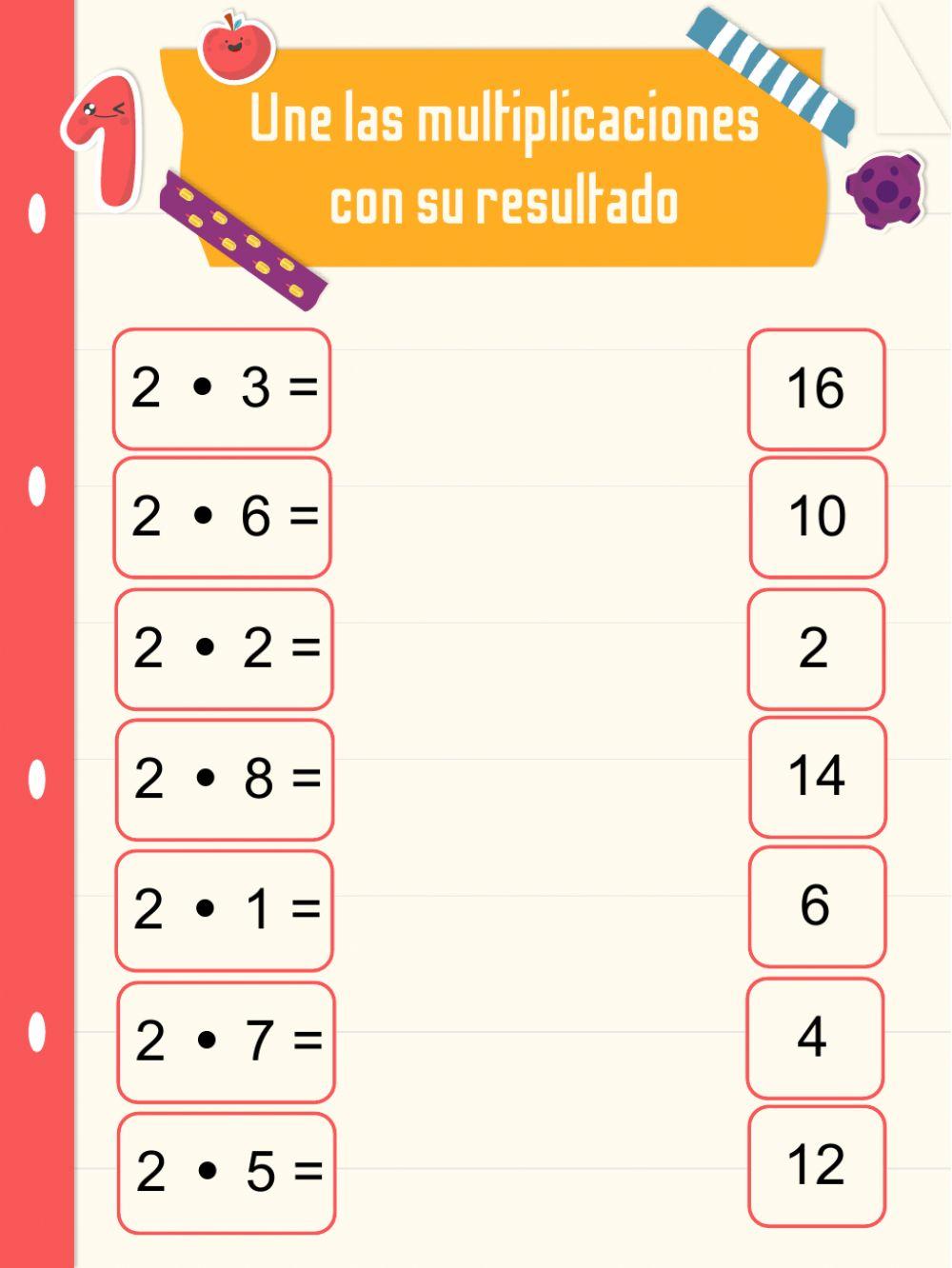 Desafío Interactivo Tablas de Multiplicar