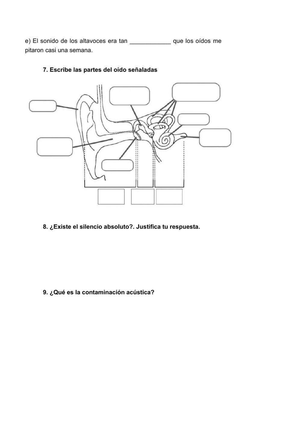 Actividades de repaso tema 1: el sonido. las cualidades del sonido