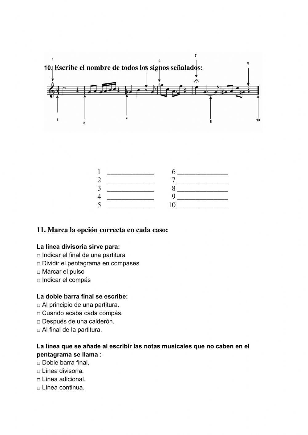 Actividades de repaso tema 1: el sonido. las cualidades del sonido